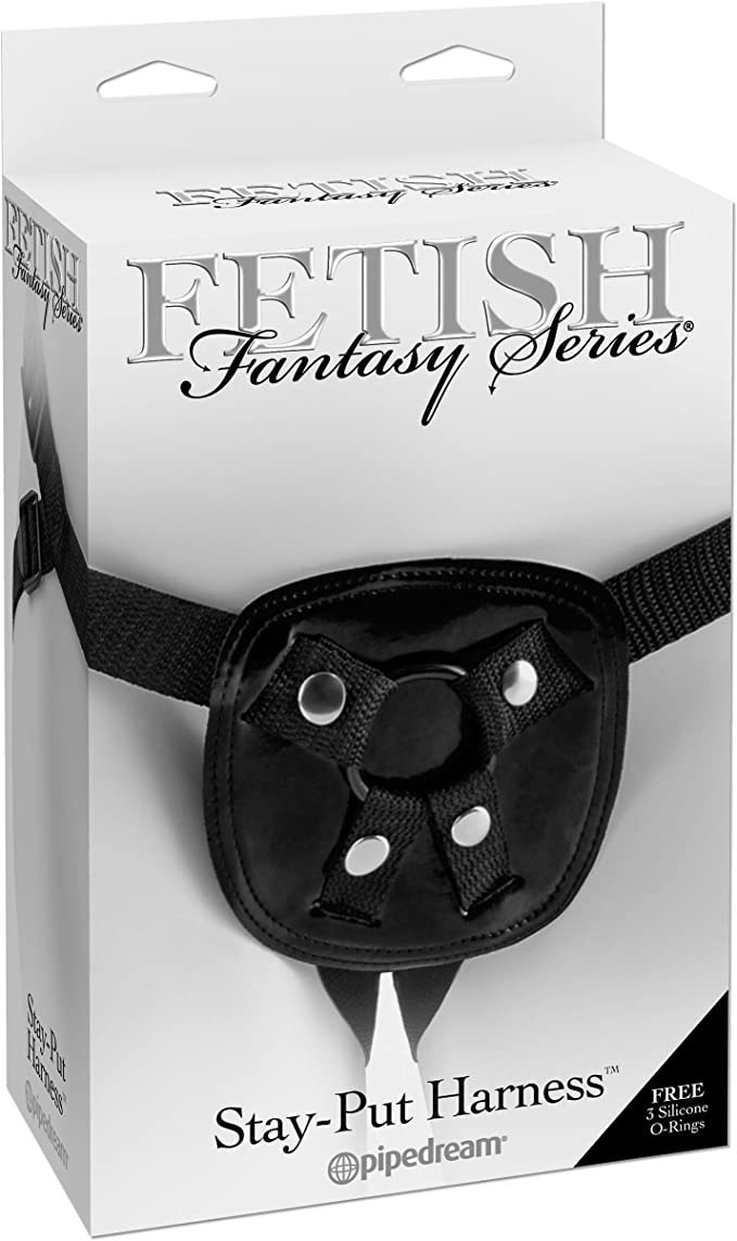 HAs4mDbJfBuhbO8MG4kUwwZSgAH8JBJX Fetish Fantasy Series Stay-Put Harness - Black - Image 1