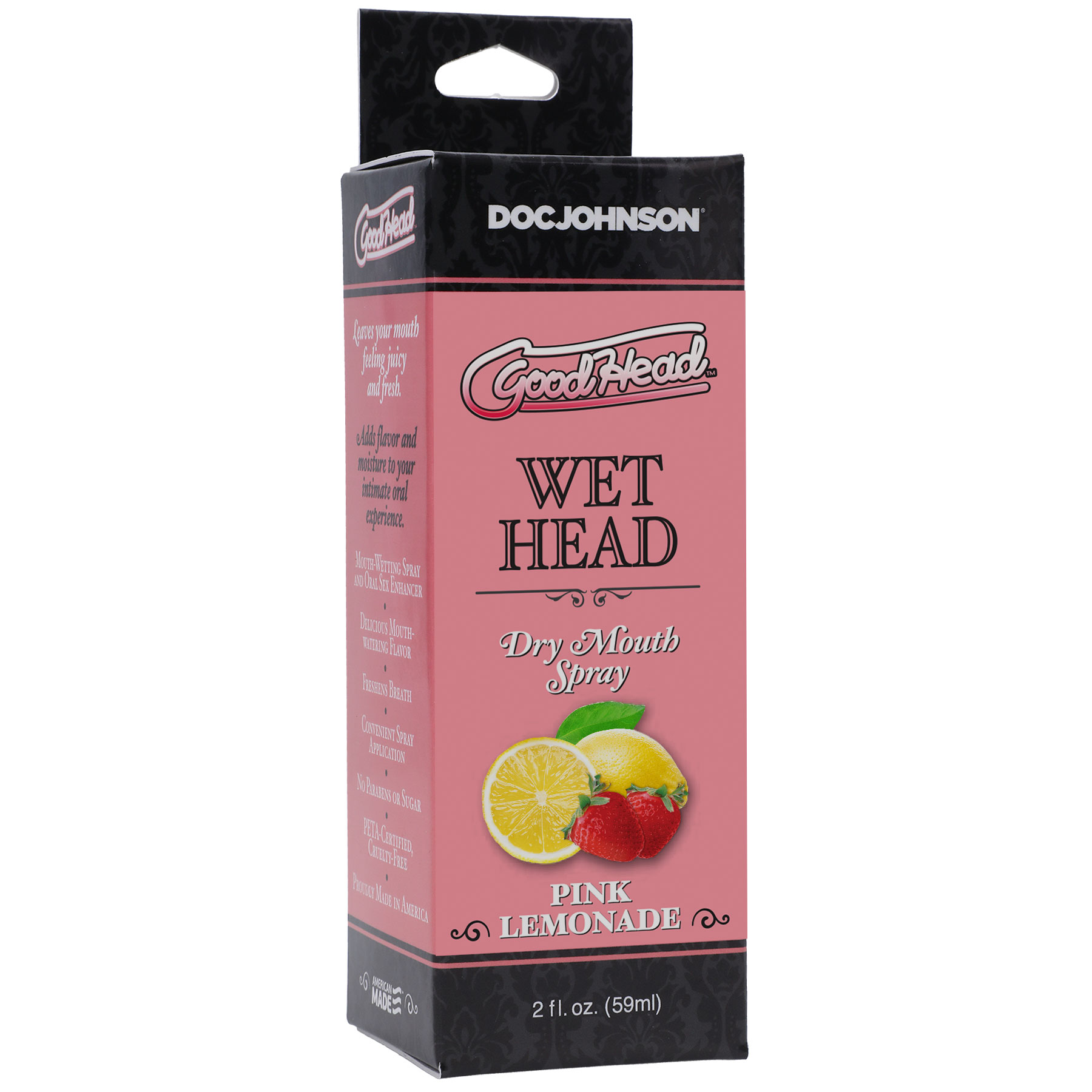 Hmk7VmuRQwfweo7BeFdpSBwqJTrNCibG Goodhead - Wet Head - Dry Mouth Spray - Pink Lemonade - 2 Fl. Oz. (59ml) - Image 1