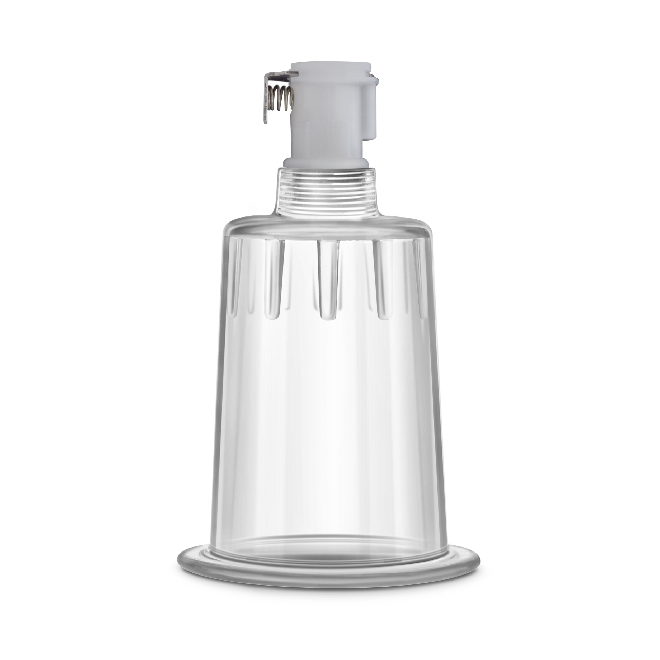 www.blushnovelties.com Temptasia Clit Cylinder - 1.2 Inch Diameter - Clear - Image 1