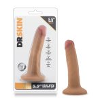 Dr. Skin - 5.5 Inch Cock with Suction Cup - Mocha - Image 2