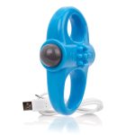 Charged Yoga Rechargeable Vibe Ring - Blue - Image 4