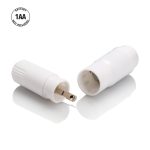 Compact Waterproof Personal Travel Massager With 4 Tips - White - Image 4