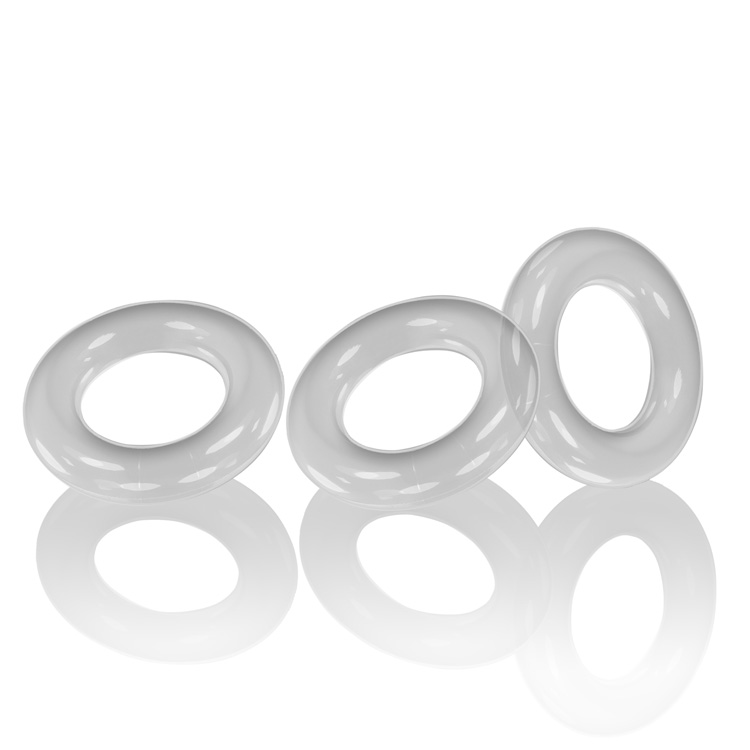 O8HKg5jkYDOMEtywdTi8JzrXa2fQ1eLr Willy Rings 3-Pack Cockrings - Clear - Image 1