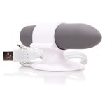 Charged Positive Rechargeable Vibe - Grey - Image 3
