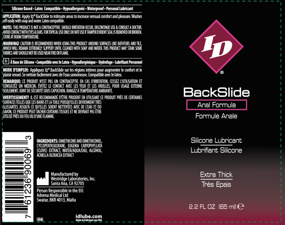 P2moP3lT ID Backslide Silicone Lubricant 2.2 Oz - Image 1