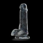 Naturally Yours - 6 Inch Glitter Cock - Sparkling Clear - Image 6