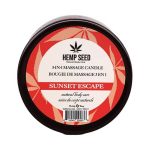 Hemp Seed 3-in-1 Massage Candle - Sunset Escape 6 Oz
