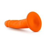 Neo - 5.5 Inch Dual Density Cock - Neon Orange - Image 3