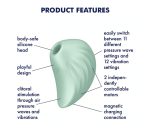 Satisfyer Pear Diver - Air Pulse Stimulator Plus Vibration - Mint - Image 2