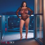 Scandal Plus Size Off the Shoulder Body Suit - Plus Size - Black - Image 4