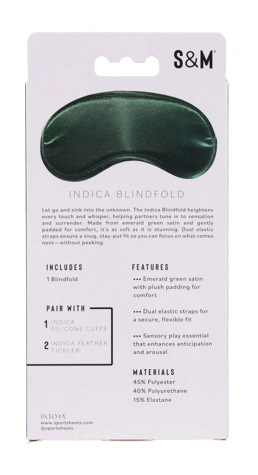 X600YLzS Indica Blindfold - Green - Image 1