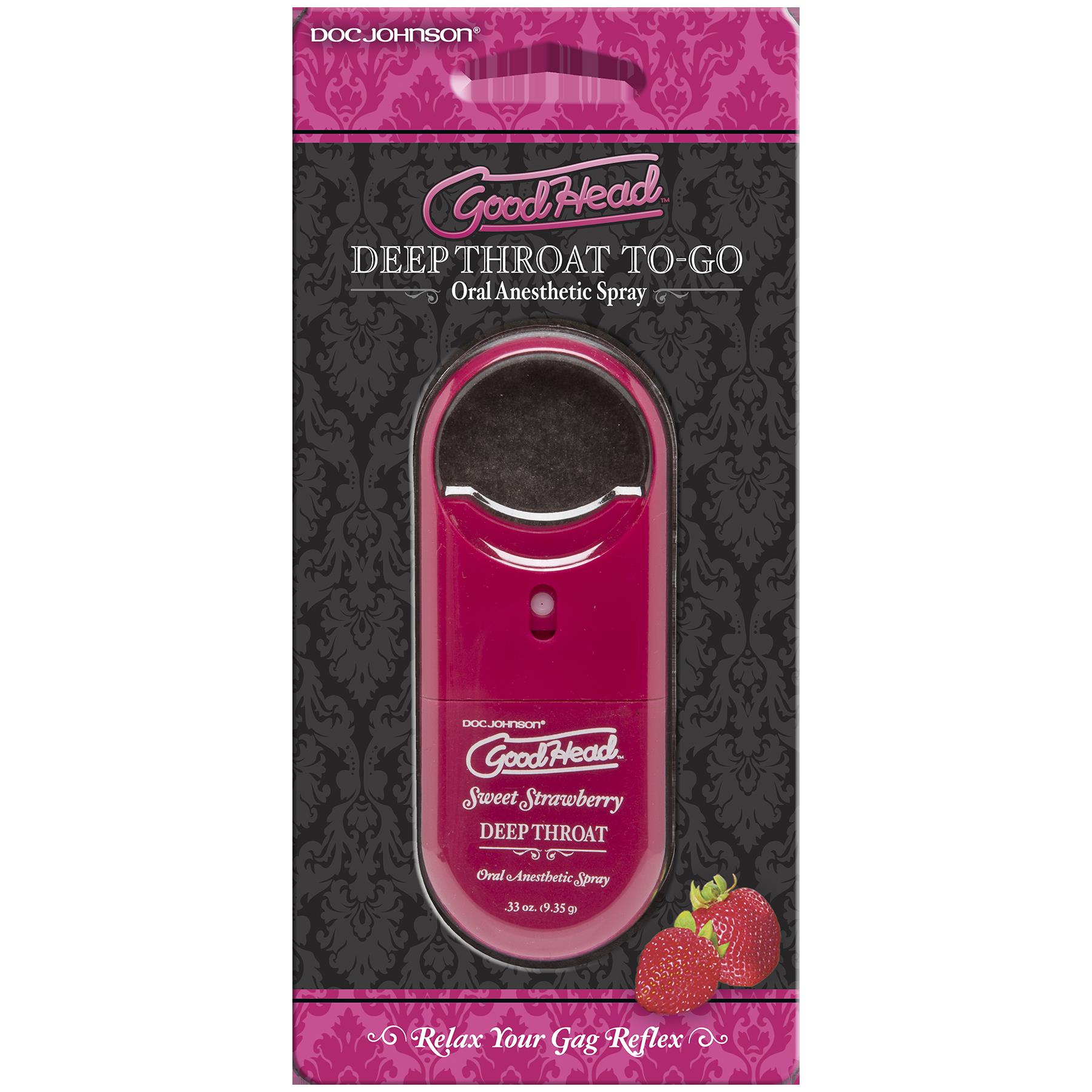 XCYK0zupbzNNiBUN2fUn68r664FSFh58 Goodhead to Go Deep Throat Spray Sweet Strawberry - Image 1
