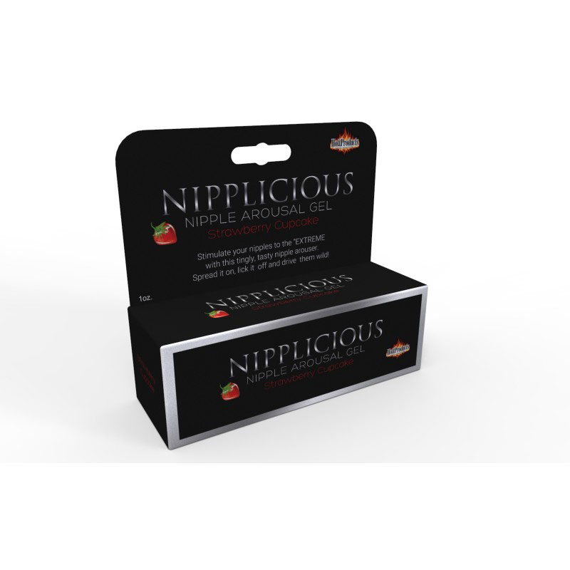 XxyBgC3W Nipplicious - 1. Fl. Oz. - Strawberry Cupcake - Boxed - Image 1