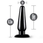 Anal Adventures - Basic Anal Plug - Large - Black - Image 2