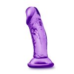 B Yours - Sweet n' Small 4 Inch Dildo With Suction Cup - Purple - Image 2
