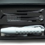Neon Wand Electrosex Kit - White Handle - Red Electrode