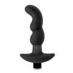 Anal Adventures- Platinum - Silicone Vibrating Prostate Massager 03- Black - Image 2
