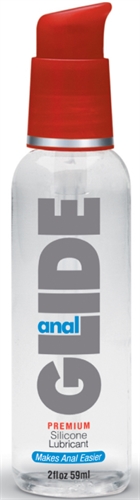 e66e655f93b2170bbcba2080360127b7 Anal Glide Silicone Lubricant 2 Oz Pump Bottle - Image 1