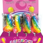 Display Rainbow Cock-Pop 12 Pieces