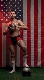 Retro Sport Panel Short - Medium - Black/ Red - Image 6