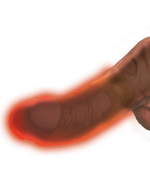 7.5 Inch Thrusting Cock With Balls - Brown - Image 8