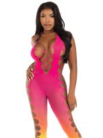 Ombre Footless Bodystocking - One Size - Sunset - Image 3