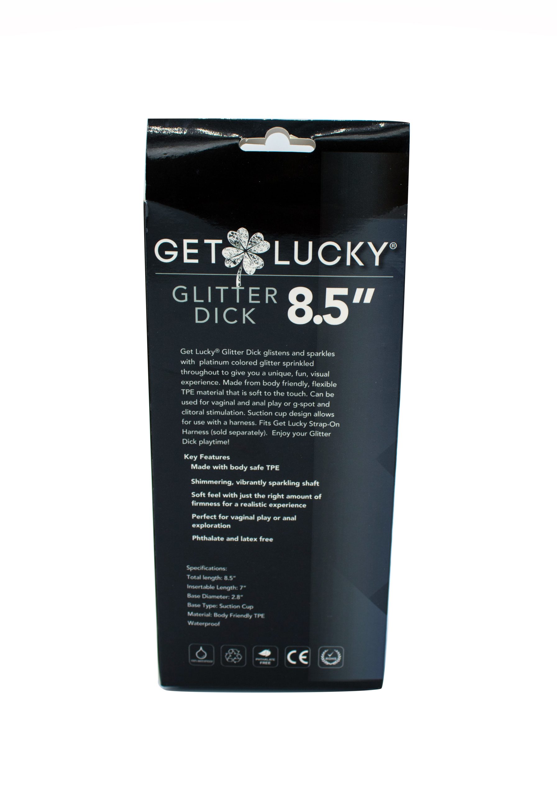hgnYnfGVzGMSFWKa16ZlFTXZI6Gg7hlF Get Lucky Glitter Dick 8.5" - Image 1