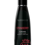 Aqua Strawberry Flavored Water Based Intimate Lubricant - 4 Fl. Oz.