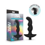 Anal Adventures- Platinum - Silicone Vibrating Prostate Massager 03- Black - Image 4