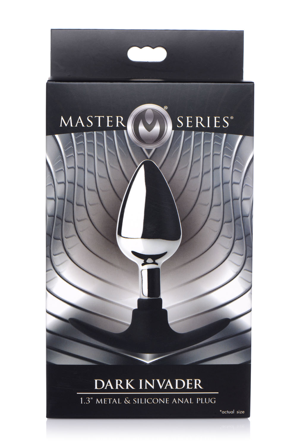 ir3wu8U7GYGY9NCeO6vmWsyLVXaqBpUs Dark Invader Metal and Silicone Anal Plug - Medium - - Image 1