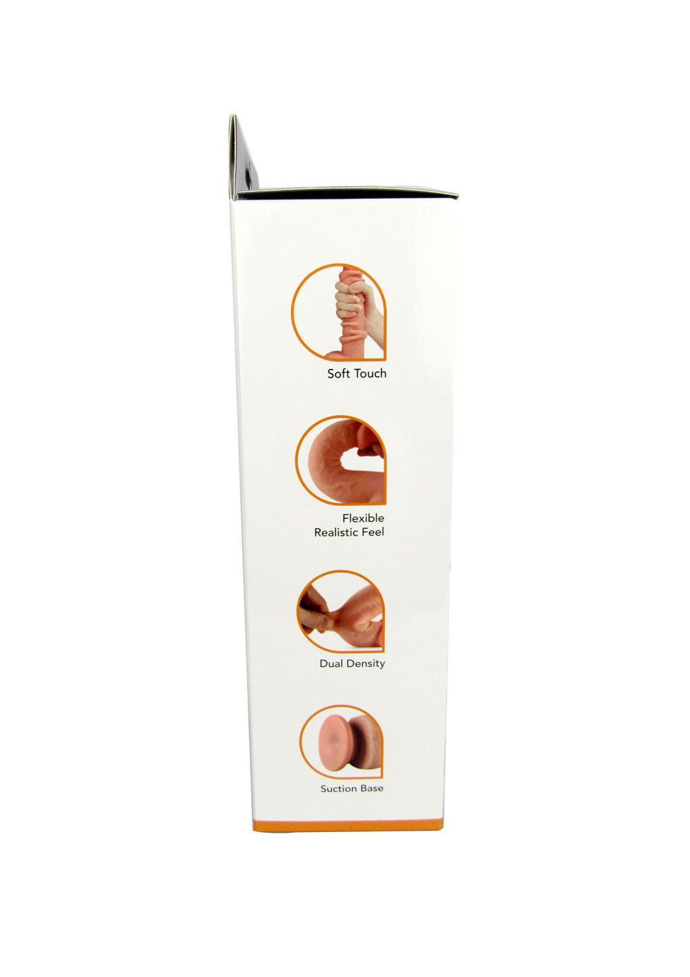 kW9qSbX8 Get Lucky Real Skin 7.5" Dual Layer Dildo Beige - Image 1