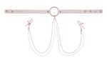 Peaches N Creame Collar With Nipple Clamps - Pink - Image 4
