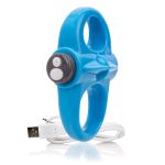 Charged Yoga Rechargeable Vibe Ring - Blue - Image 7