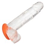 Alpha Liquid Silicone Prolong Large Ring - Orange - Image 4