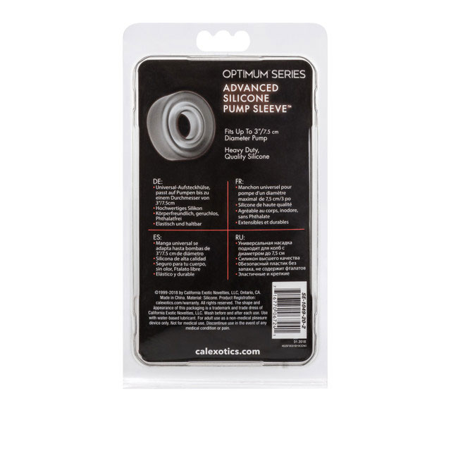 lCsE7nxb Advanced Silicone Pump Sleeve - Smoke - Image 1