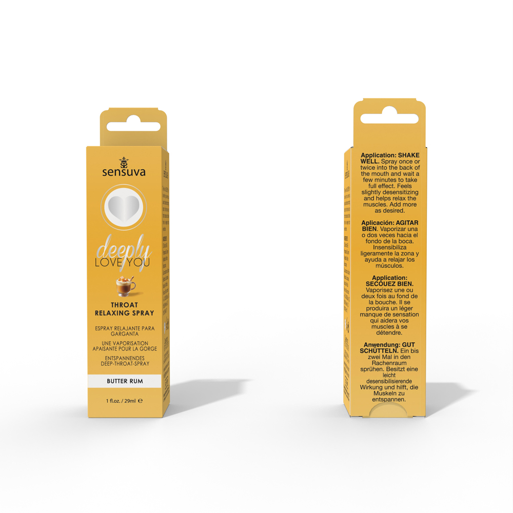 lMZEGclI Deeply Love You Throat Relaxing Spray - Butter Rum - 1 Fl. Oz. - Image 1