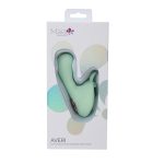 Averi Green Rechargeable Dual Vibration Liquid Silicone Vibrator