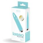 Lasso Rechargeable Clitoral Bullet Vibrator - Turquoise