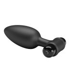 Pretty Love Vibra Butt Plug II - Black - Image 2