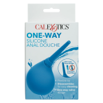 One-Way Silicone Anal Douche Blue - Image 4