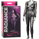 Radiance Crotchless Full Body Suit - Queen - Black - Image 7