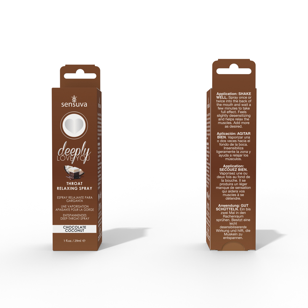 uaih51kw Deeply Love You Throat Relaxing Spray - Chocolate Coconut - 1 Fl. Oz. - Image 1