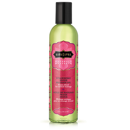 ufJlUuMgsAcOBQgF3nP6z0s89c4QgT9v Naturals Massage Oil - Strawberry Divine 8 Fl Oz - Image 1