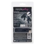 Nipple Play Nipplettes Vibrating Nipple Clamps Black Rechargeable - Image 3