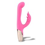 Maui 420 Series - Dual Motor G-Spot Pot Leaf - Rechargeable Vibrator - Pink - Image 4