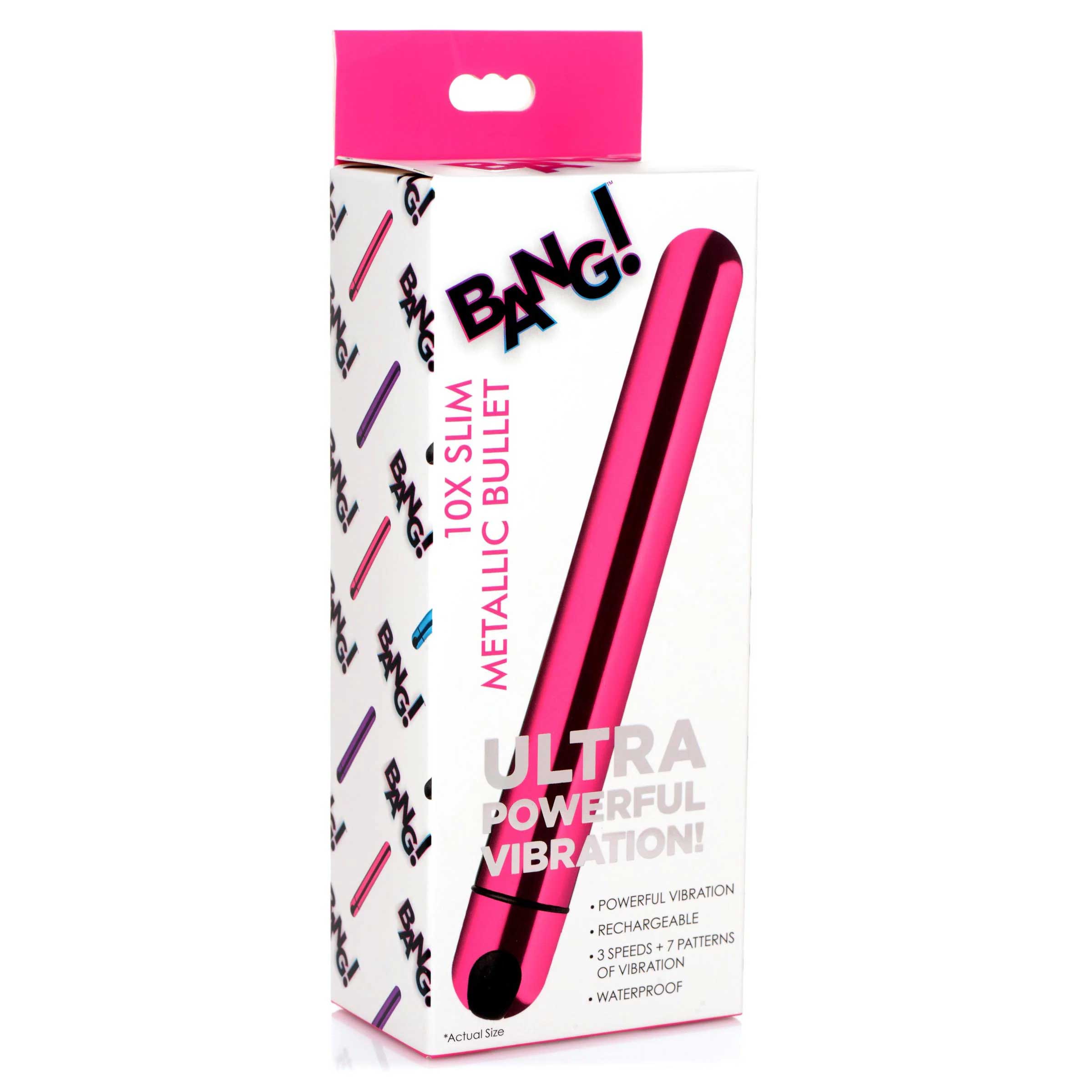 xYpYNcMPDHaMoffaReH8cq951yw2dd9Y 10x Slim Metallic Bullet - Pink - Image 1
