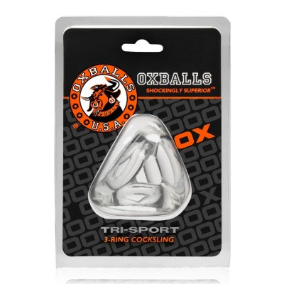 yXqMyuGO Tri Sport 3 Ring Sling Atomic Jock - Clear - Image 1