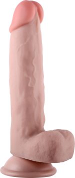 Get Lucky Real Skin 7.5" Dual Layer Dildo Beige - Image 4